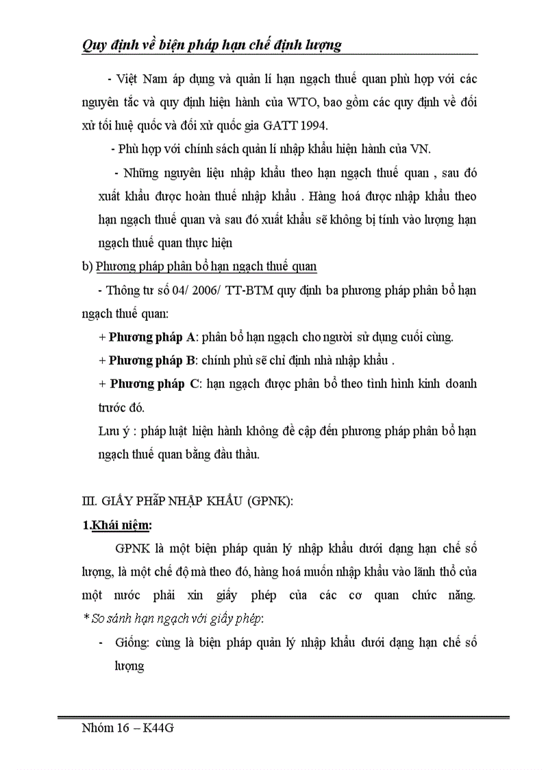 image for page PPương pháp phân bổ hạn ngạch thuế quan bằng đầu thầu