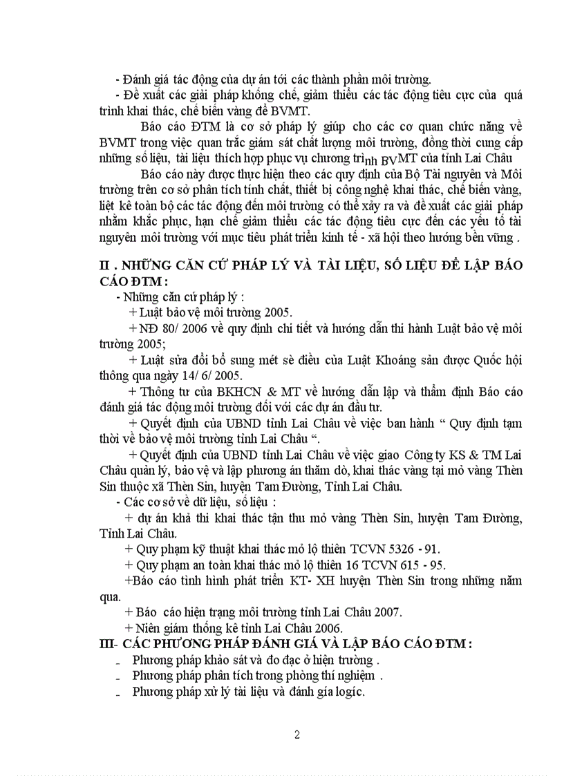 image for page Báo cáo đánh giá tác động môi trường