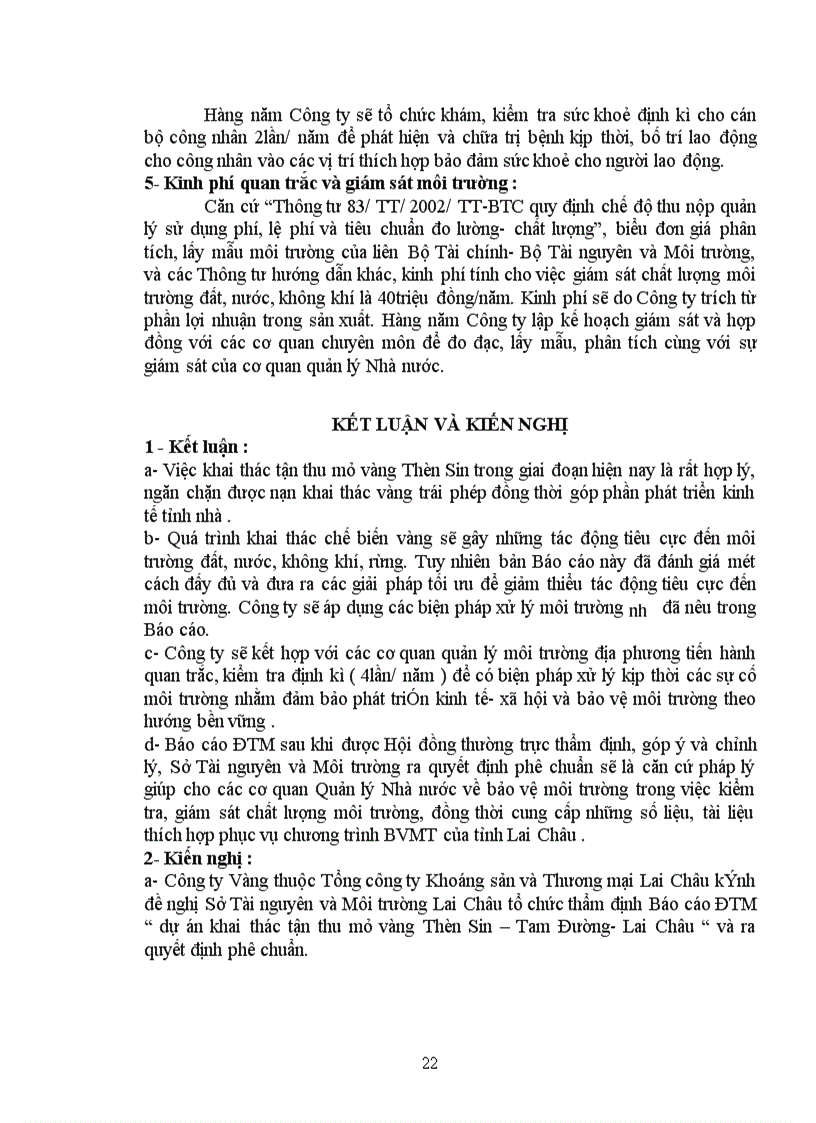 image for page Báo cáo đánh giá tác động môi trường