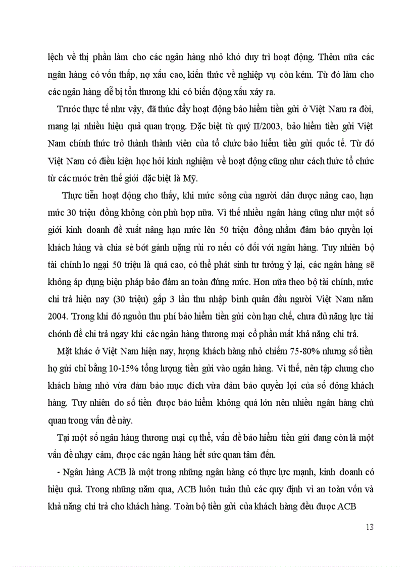 image for page Hoạt động bảo hiểm tiền gửi tại các ngân hàng thương mại.