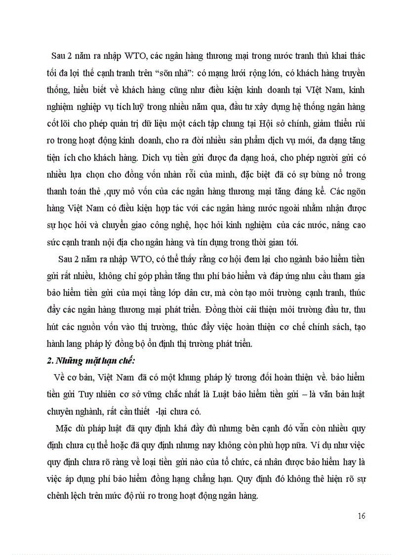 image for page Hoạt động bảo hiểm tiền gửi tại các ngân hàng thương mại.