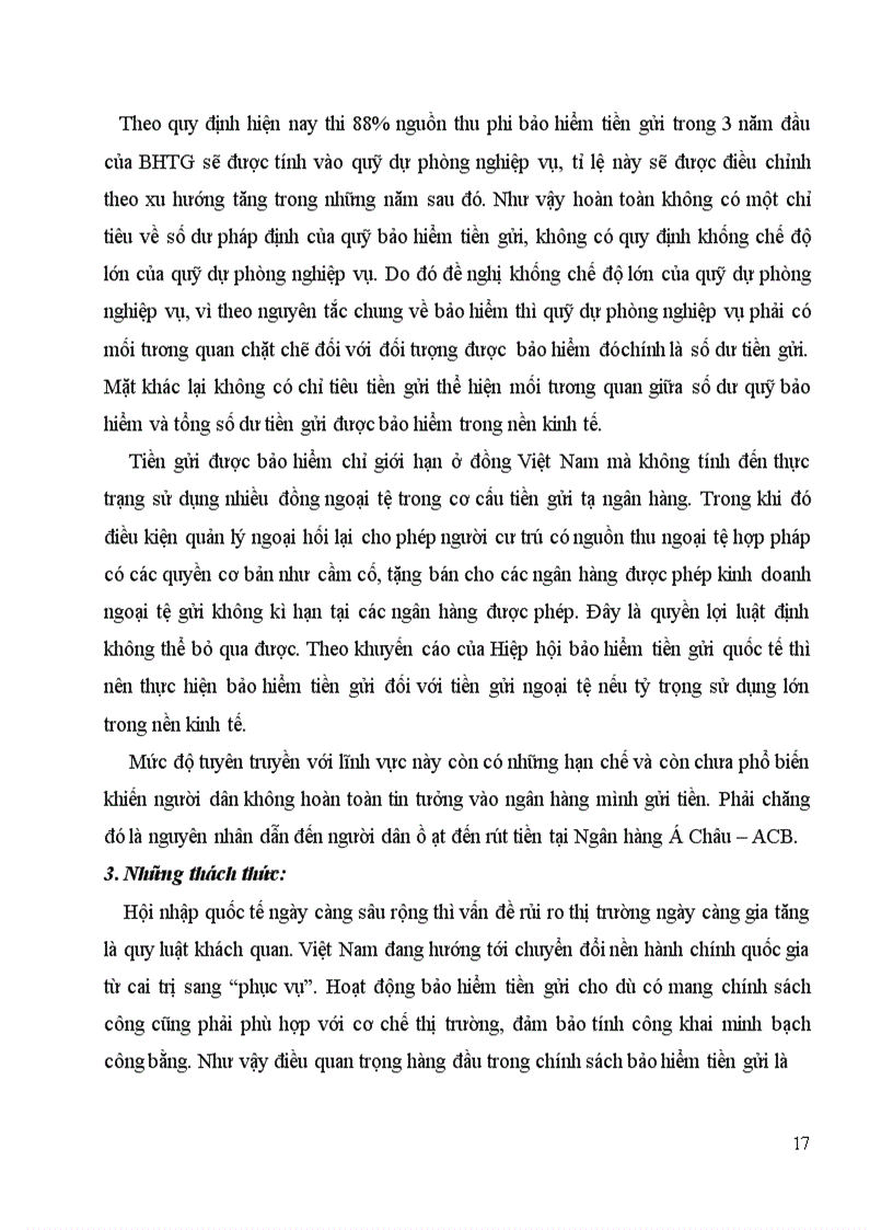 image for page Hoạt động bảo hiểm tiền gửi tại các ngân hàng thương mại.