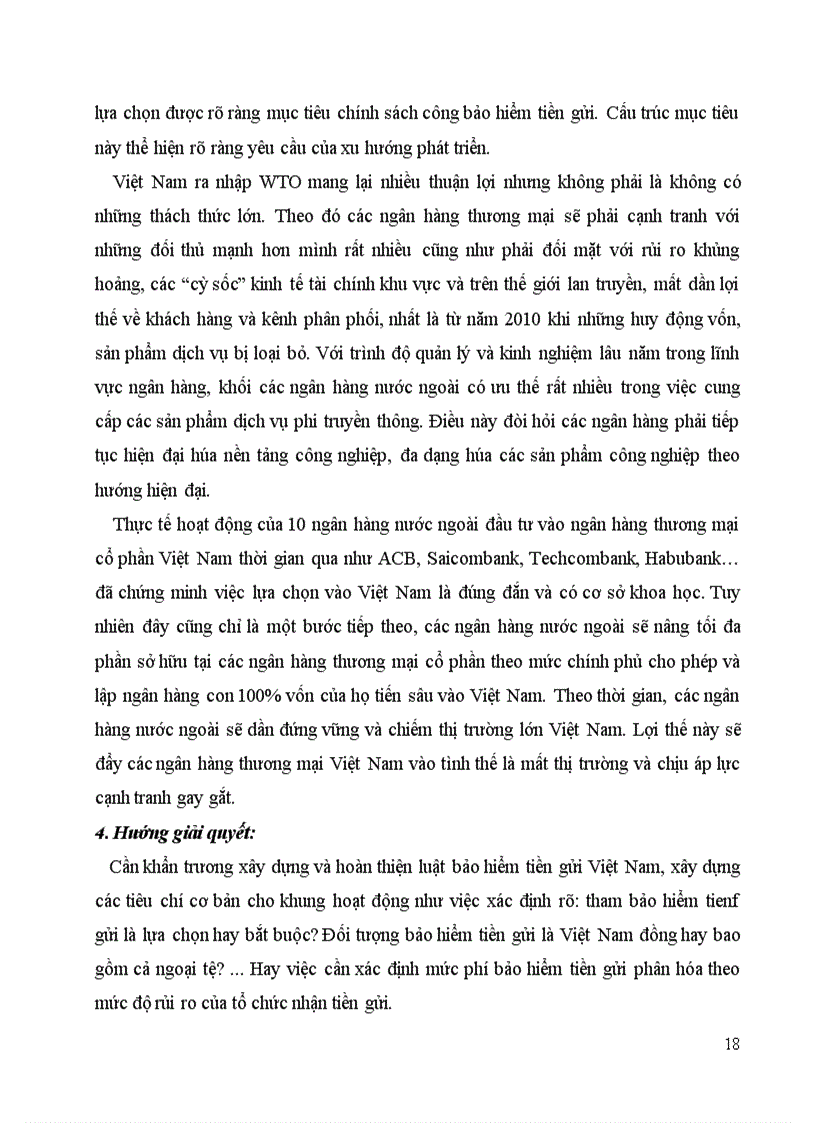 image for page Hoạt động bảo hiểm tiền gửi tại các ngân hàng thương mại.