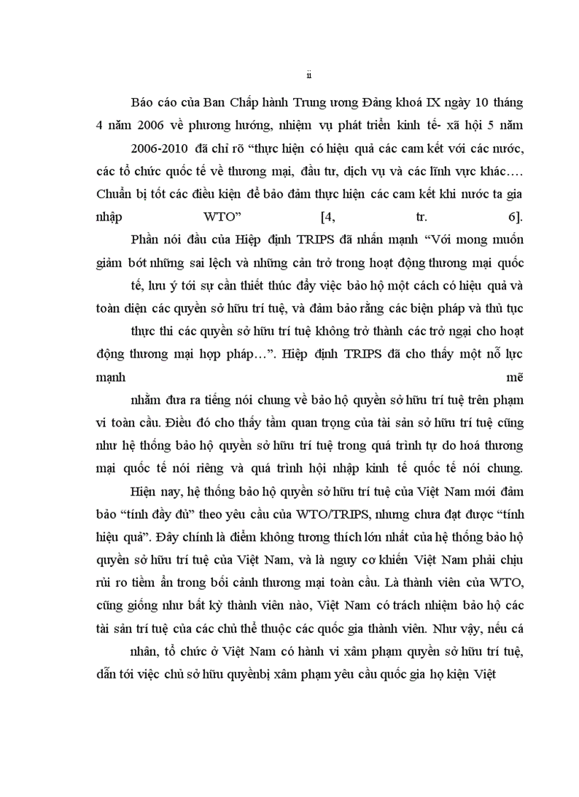 image for page Xây dựng hệ thống bảo hộ quyền sở hữu trí tuệ ở Việt Nam phù hợp với Hiệp định của WTO về các khía cạnh của quyền sở hữu trí tuệ liên quan đến thương mại (Hiệp định TRIPS)