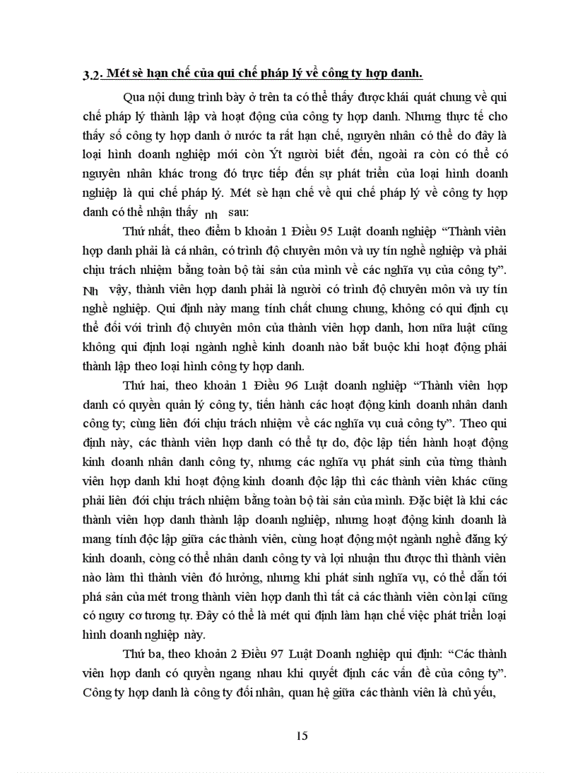 image for page Một số kiến nghị nhằm hoàn thiện chế độ pháp lý thành lập và hoạt động của công ty hợp danh