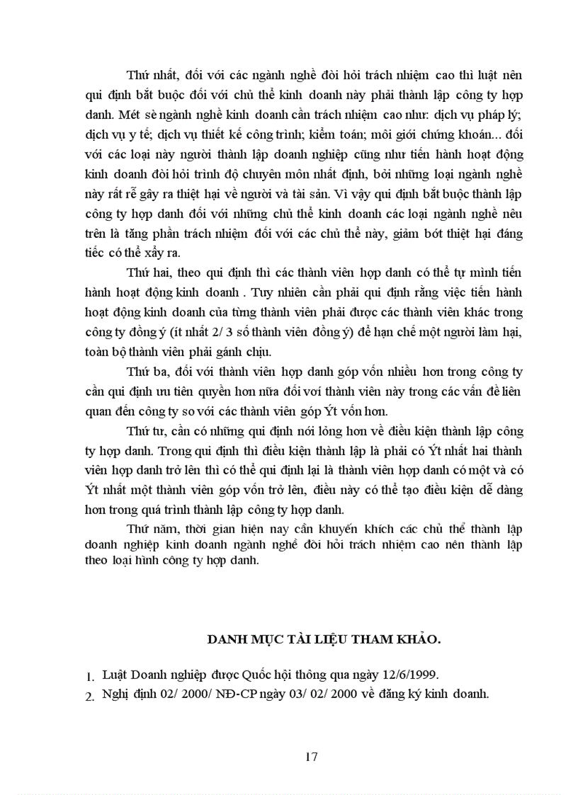 image for page Một số kiến nghị nhằm hoàn thiện chế độ pháp lý thành lập và hoạt động của công ty hợp danh
