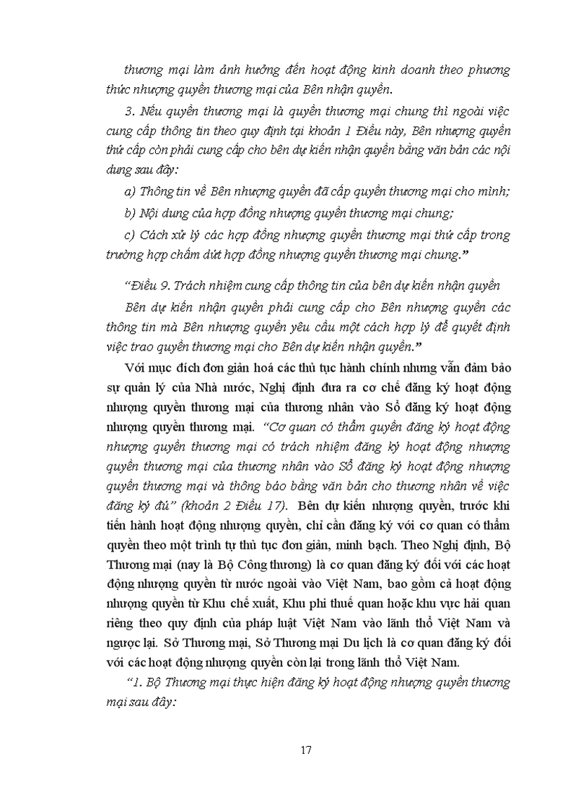 image for page Thực tiễn của hoạt động nhượng quyền thương mại trên thế giới và việt nam