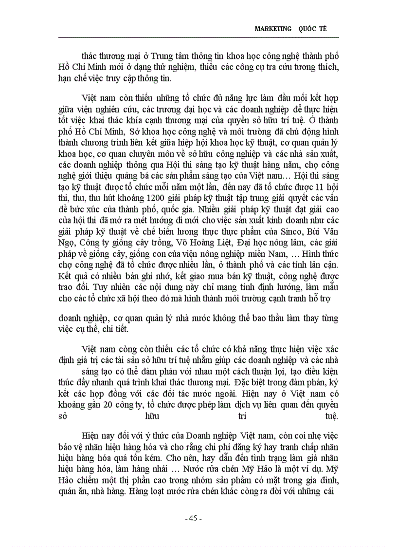 image for page Những khó khăn còn tồn tại đối với nhãn hiệu hàng hóa và giải pháp cho các doanh nghiệp Việt nam.