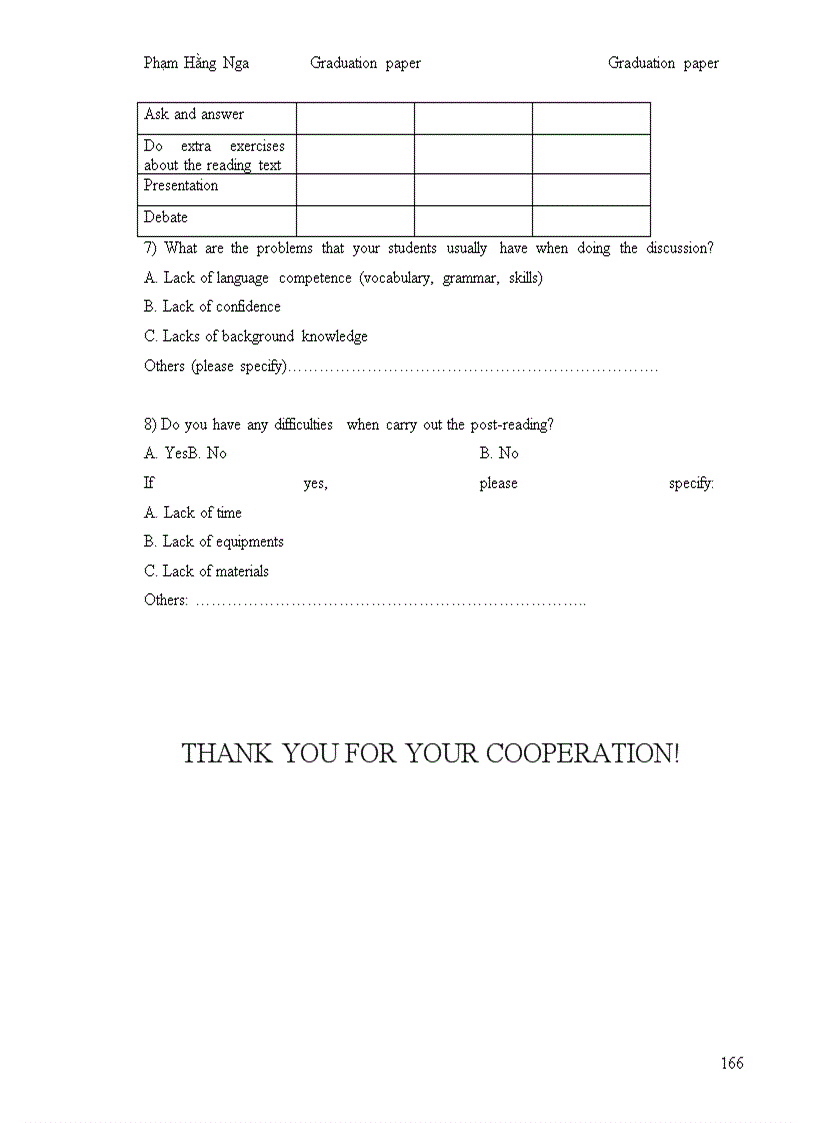 image for page Conducting effective post- reading stage to eleventh form students at high schools in Hanoi