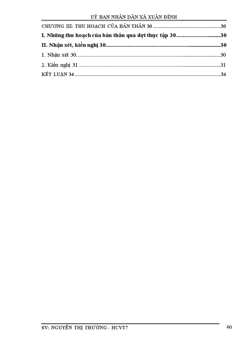 image for page Quá trình khảo sát, thực hiện công tác, văn thư, lưu trữ và quản trị văn phòng tại uỷ ban nhân dân x• Xuân Đỉnh.