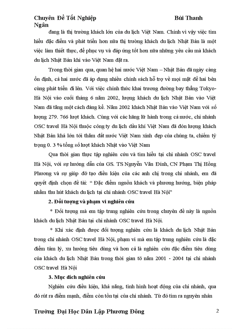 image for page Đặc điểm nguồn khách và phương hướng, biện pháp nhằm thu hút khách du lịch tại chi nhánh OSC travel Hà Nội