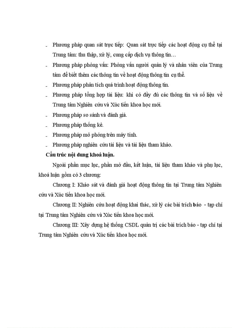 image for page Xây dựng Cơ sở dữ liệu quản trị các bài trích báo, tạp chí tại Trung tâm Nghiên cứu và Xúc tiến khoa học mới