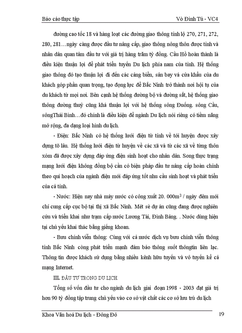 image for page Hiện trạng các di tích lịch sử văn hoá của Bắc Ninh và mục tiêu và định hướng hoạt động khai thác du lịch .