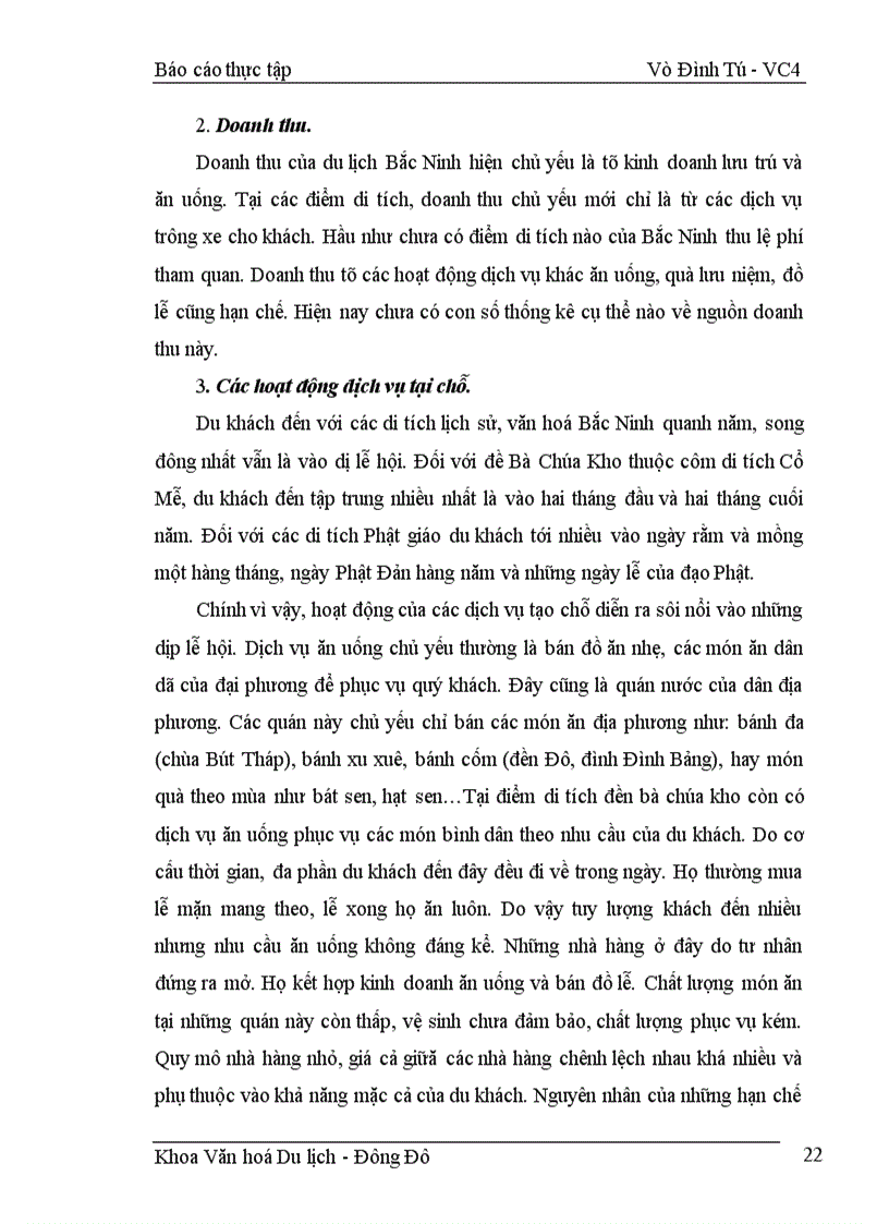 image for page Hiện trạng các di tích lịch sử văn hoá của Bắc Ninh và mục tiêu và định hướng hoạt động khai thác du lịch .