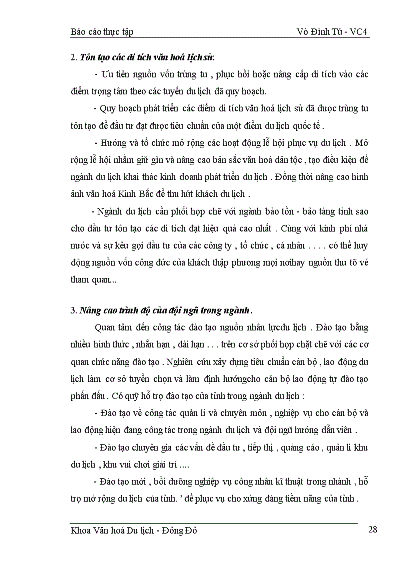 image for page Hiện trạng các di tích lịch sử văn hoá của Bắc Ninh và mục tiêu và định hướng hoạt động khai thác du lịch .