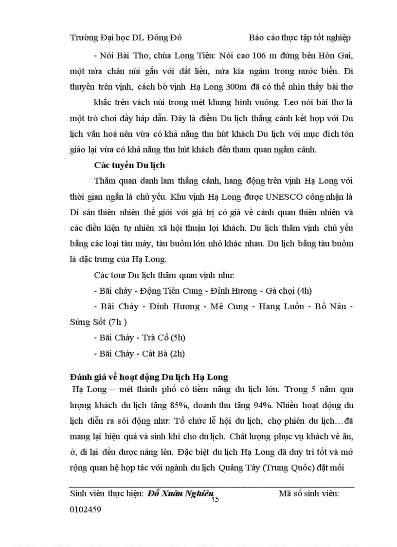 image for page Phát triển Du lịch Hạ Long