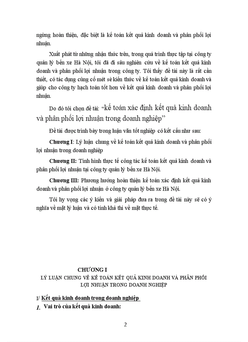 image for page Kế toán xác định kết quả kinh doanh và phân phối lợi nhuận trong doanh nghiệp