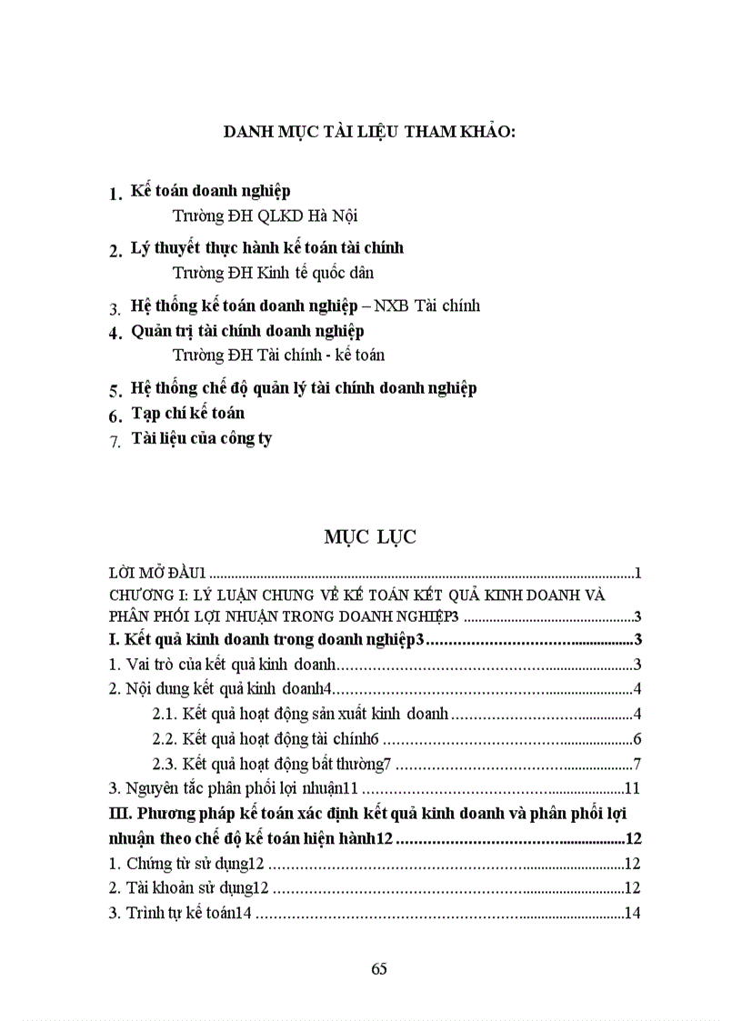 image for page Kế toán xác định kết quả kinh doanh và phân phối lợi nhuận trong doanh nghiệp