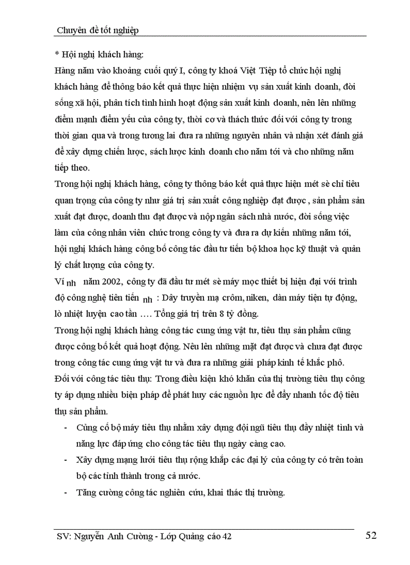 image for page Hoàn thiện hoạt động xúc tiến bán của công ty khoá Việt Tiệp