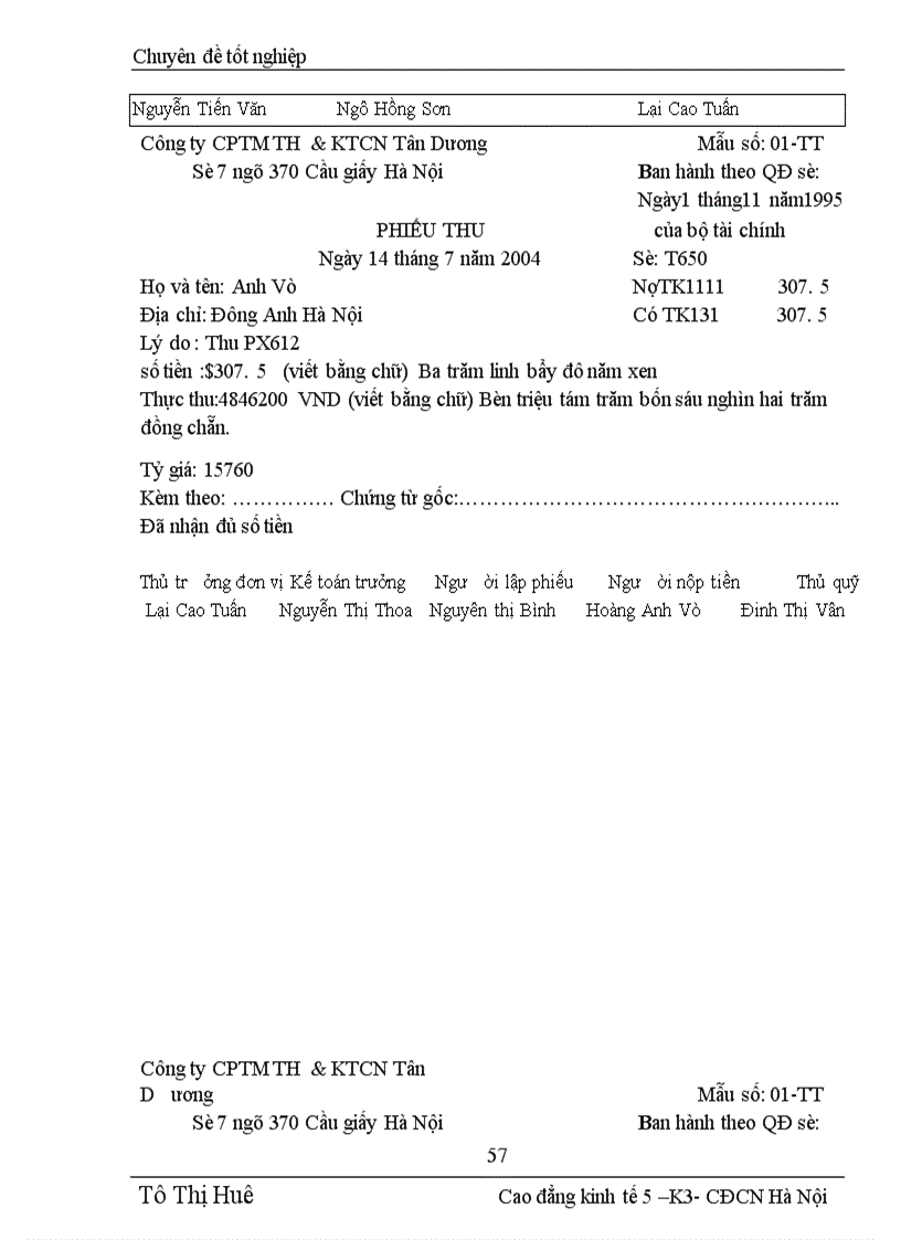 image for page Hoàn thiện công tác kết toán bán hàng và xác định kết quả kinh doanh tại công ty CPTM tin học &kỹ thuật công nghệ Tân Dương