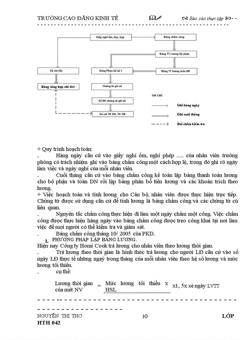 image for page Báo cáo thực tập tại Công ty TNHH TM Homi Cook