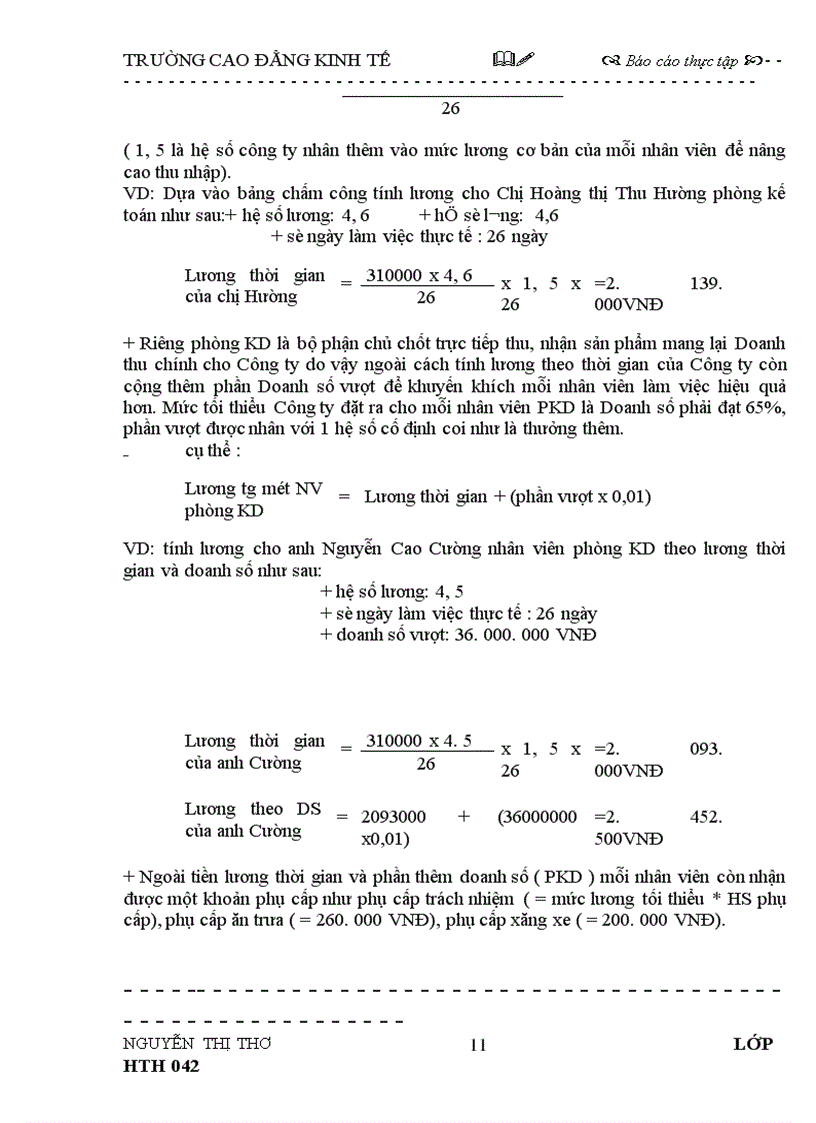 image for page Báo cáo thực tập tại Công ty TNHH TM Homi Cook