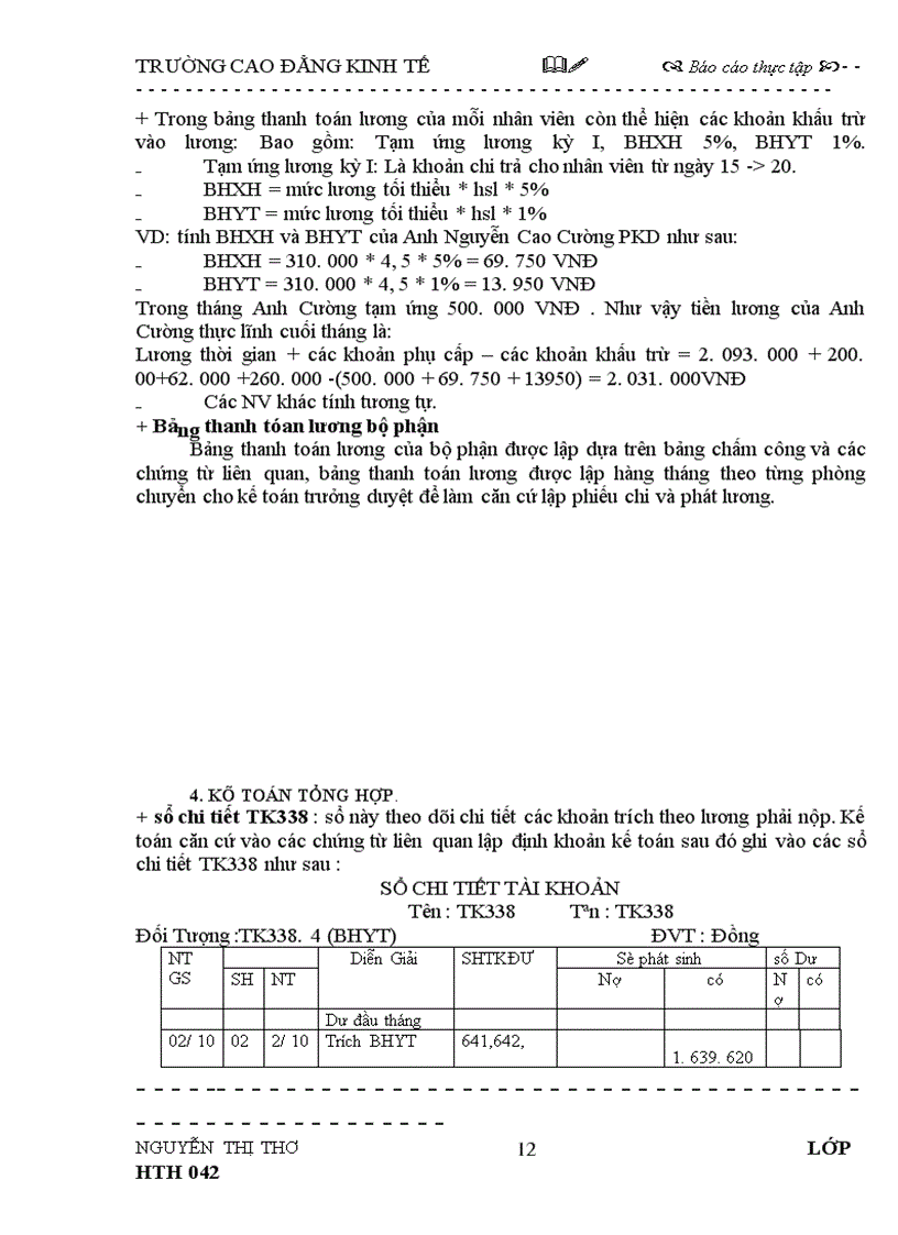 image for page Báo cáo thực tập tại Công ty TNHH TM Homi Cook