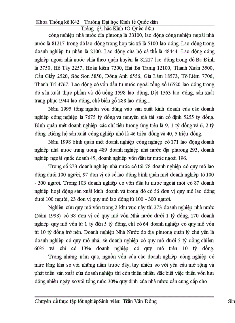 image for page Vận dụng phương pháp dãy số thời gian phân tích biến động giá trị sản xuất công nghiệp Hà Nội giai đoạn 1995 - 2003 và dự đoán đến năm 2004 - 2005
