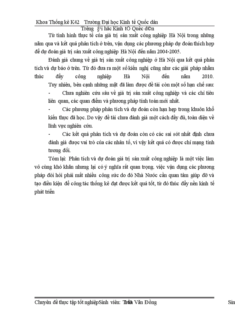 image for page Vận dụng phương pháp dãy số thời gian phân tích biến động giá trị sản xuất công nghiệp Hà Nội giai đoạn 1995 - 2003 và dự đoán đến năm 2004 - 2005