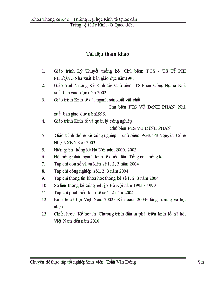 image for page Vận dụng phương pháp dãy số thời gian phân tích biến động giá trị sản xuất công nghiệp Hà Nội giai đoạn 1995 - 2003 và dự đoán đến năm 2004 - 2005