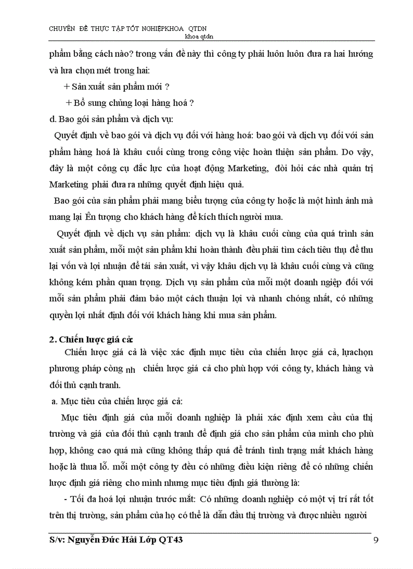 image for page Marketing- Mix trong tiêu thụ sản phẩm dầu lon ở Công ty TNHH Đất Việt