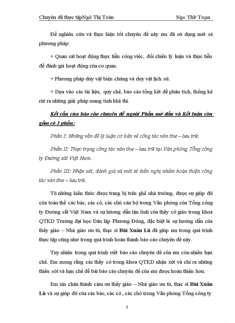 image for page Hoàn thiện công tác văn thư – lưu trữ tại Văn phòng Tổng công ty Đường sắt Việt Nam