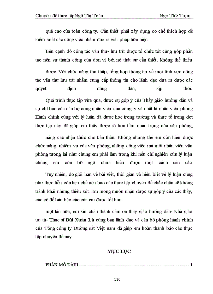 image for page Hoàn thiện công tác văn thư – lưu trữ tại Văn phòng Tổng công ty Đường sắt Việt Nam