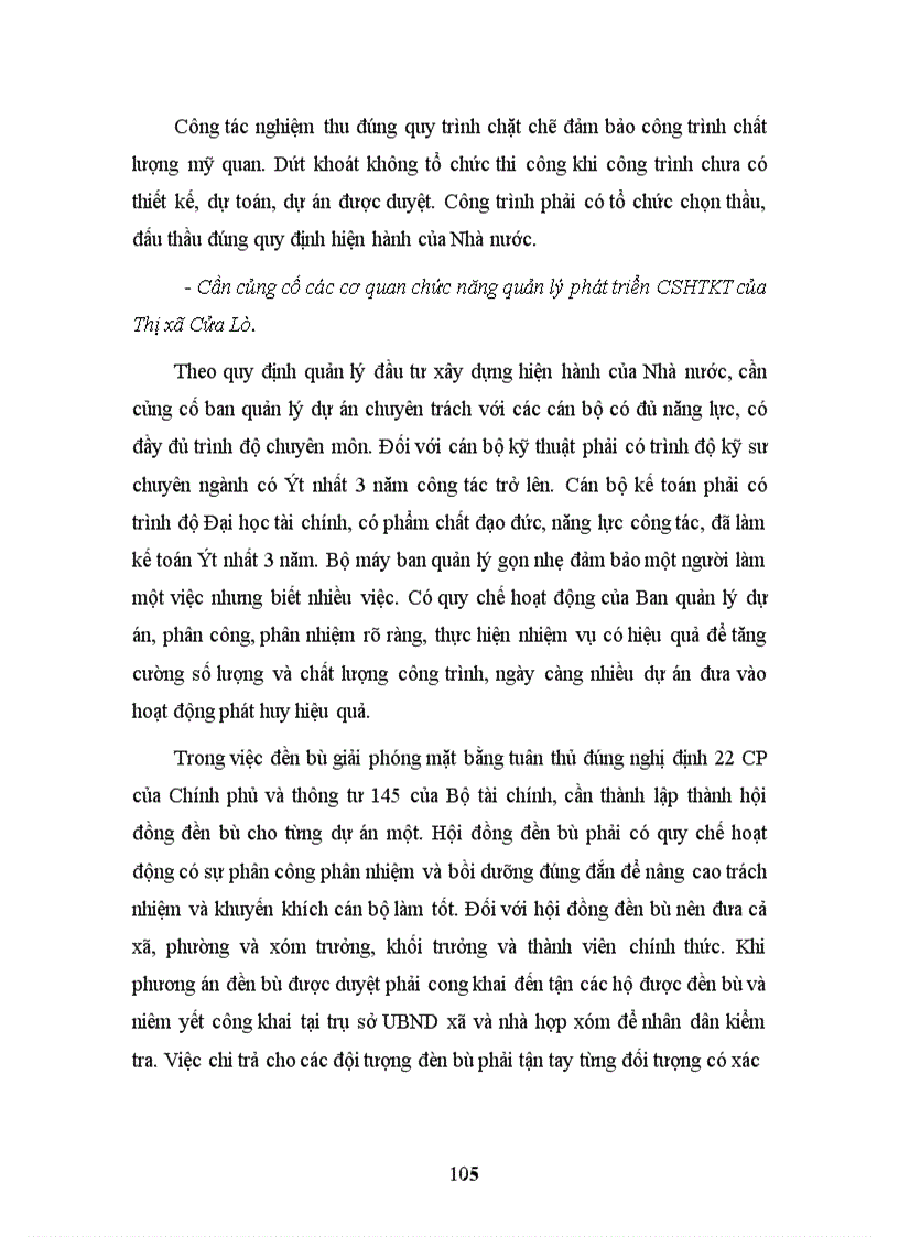 image for page Vai trò quản lý nhà nước trong phát triển cơ sở hạ tầng kỹ thuật của đô thị du lịch Thị xã Cửa Lò