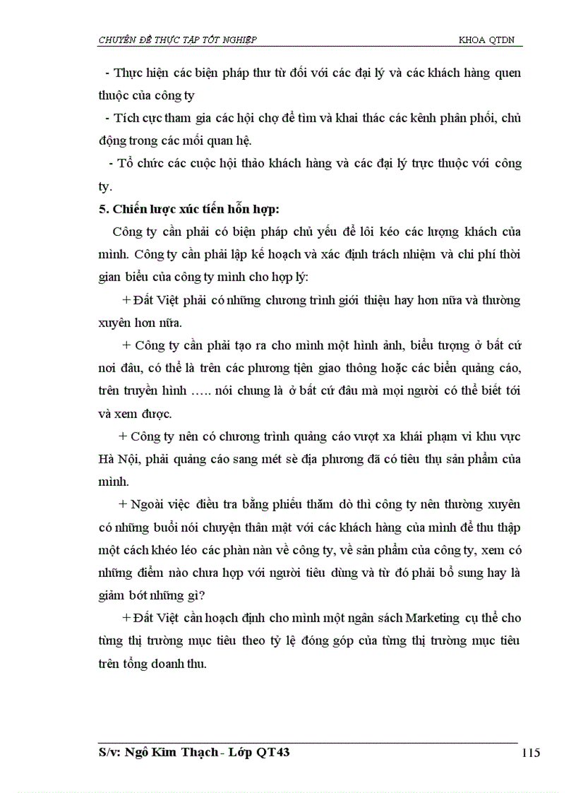 image for page Marketing- Mix trong kinh doanh dầu lon ở Công ty TNHH Đất Việt