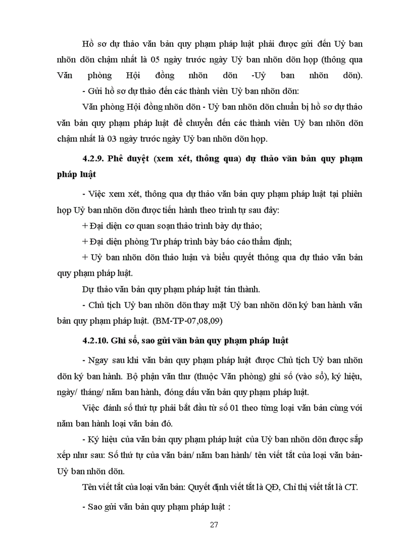 image for page Quy trình xây dựng và ban hành văn bản quy phạm pháp luật của Uỷ ban nhân dân thành phố Vinh