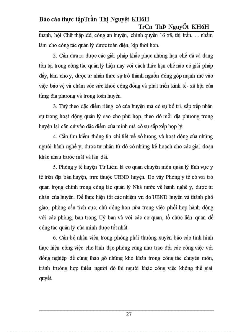 image for page Thực trạng công tác quản lý hành nghề y, dược tư nhân của huyện Từ Liêm