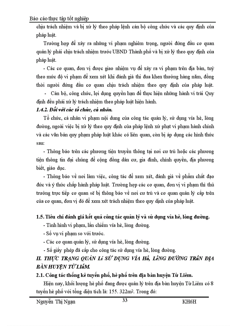 image for page Các giải pháp tăng cường, quản lý, sử dụng vỉa hè, lòng đường trên địa bàn huyện từ liêm