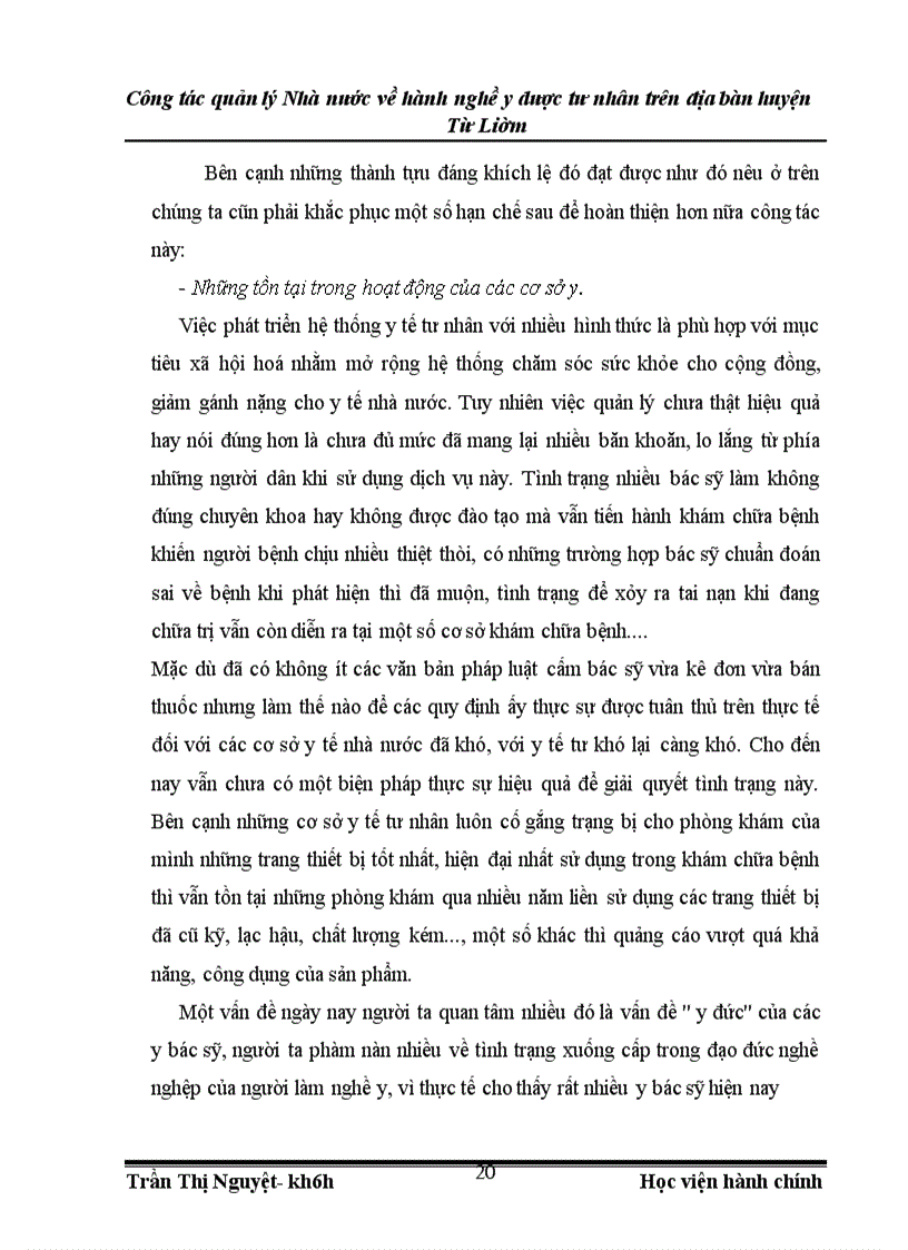 image for page Những giải pháp nâng cao hiệu quả công tác quản lý Nhà nước về hành nghề y, dược tư nhân.