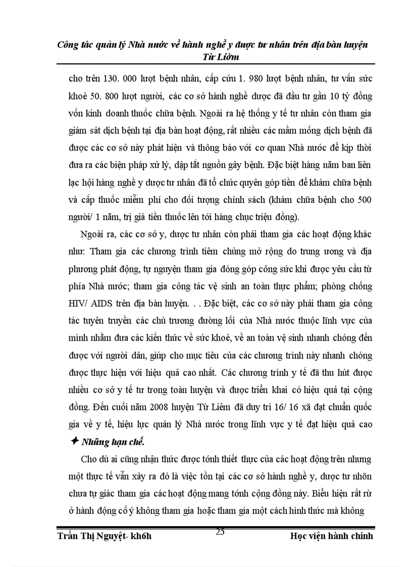 image for page Những giải pháp nâng cao hiệu quả công tác quản lý Nhà nước về hành nghề y, dược tư nhân.