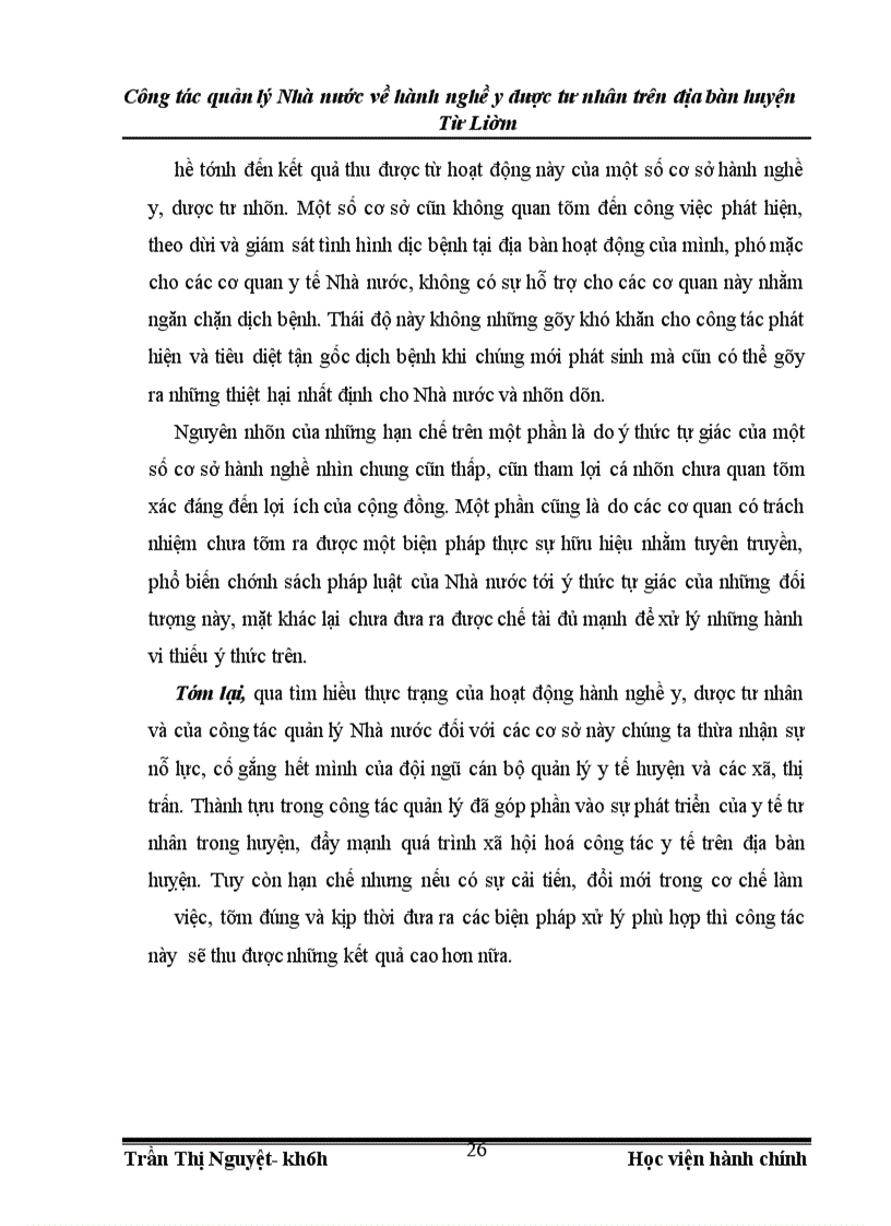 image for page Những giải pháp nâng cao hiệu quả công tác quản lý Nhà nước về hành nghề y, dược tư nhân.