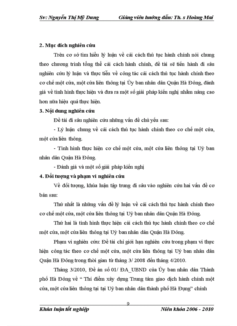 image for page Mô hình cải cách thủ tục hành chính theo cơ chế một cửa, một cửa liên thông tại Uỷ ban nhân dân Quận Hà Đông