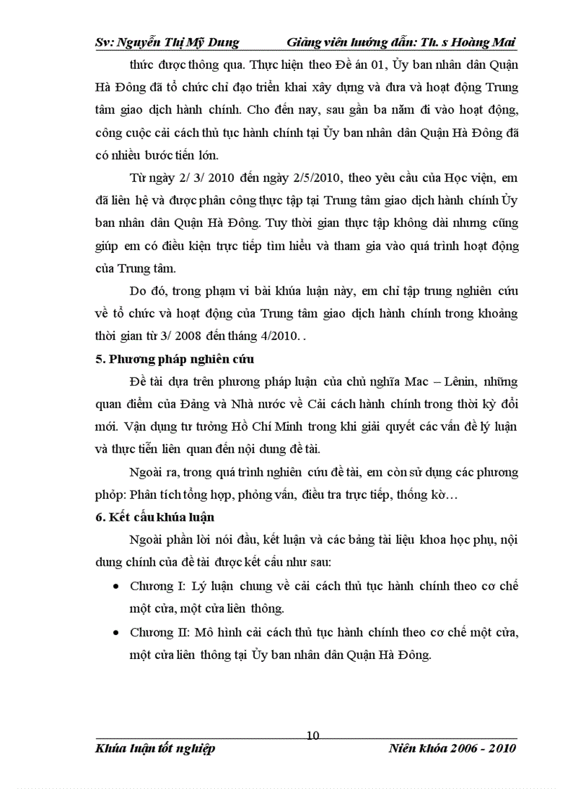 image for page Mô hình cải cách thủ tục hành chính theo cơ chế một cửa, một cửa liên thông tại Uỷ ban nhân dân Quận Hà Đông