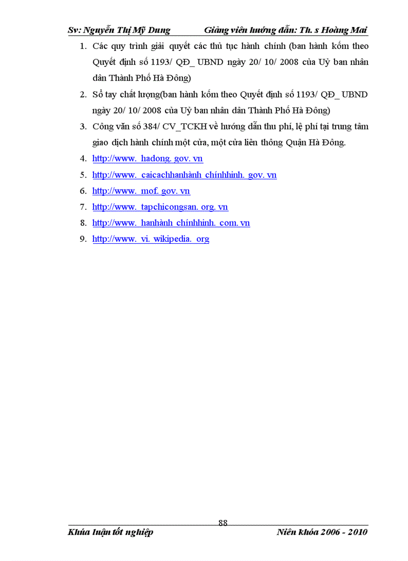 image for page Mô hình cải cách thủ tục hành chính theo cơ chế một cửa, một cửa liên thông tại Uỷ ban nhân dân Quận Hà Đông