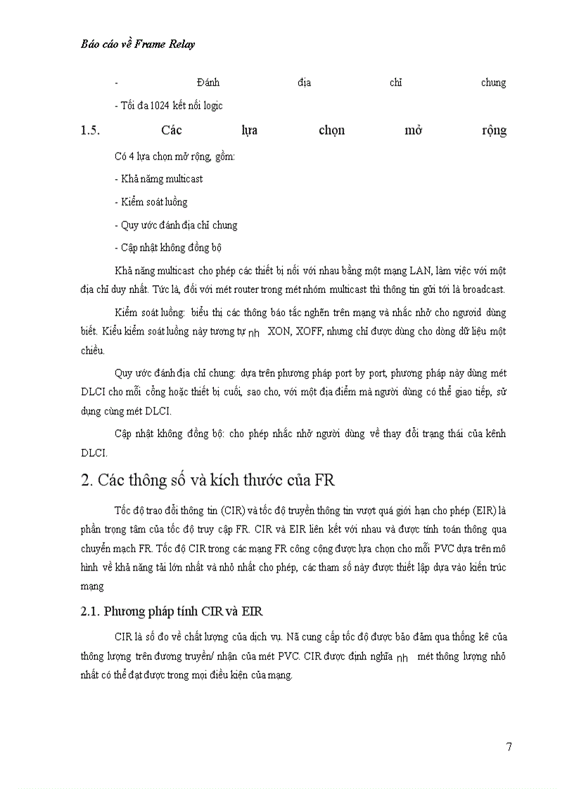 image for page Các dịch vụ dữ liệu trong thiết kế mạng về Frame Relay