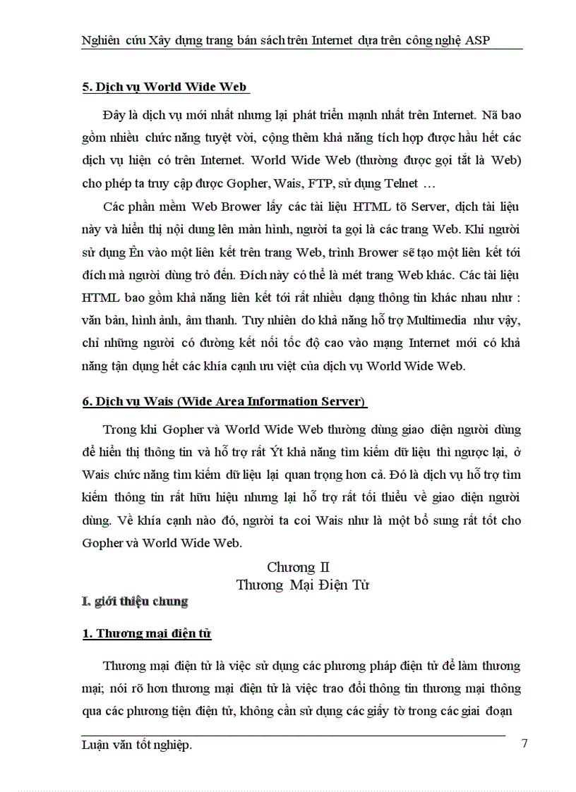 image for page Nghiên cứu xây dựng một trang bán sách trên Internet dựa trên công nghệ Active Server Page (ASP )