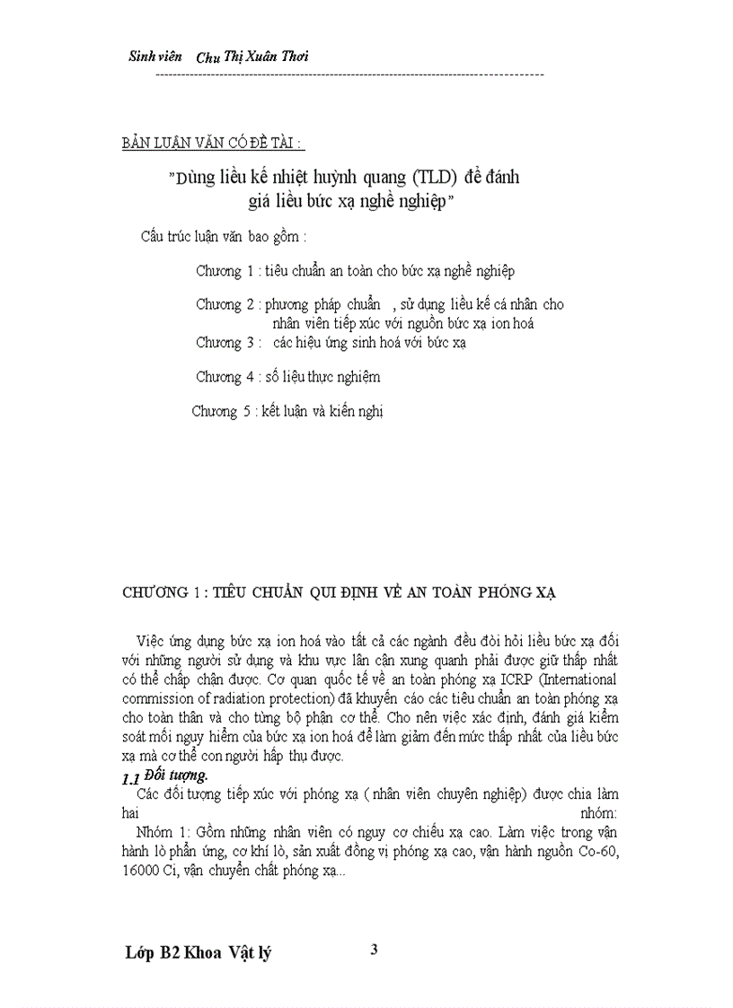 image for page Phương pháp chuẩn , sử dụng liều kế cá nhân cho