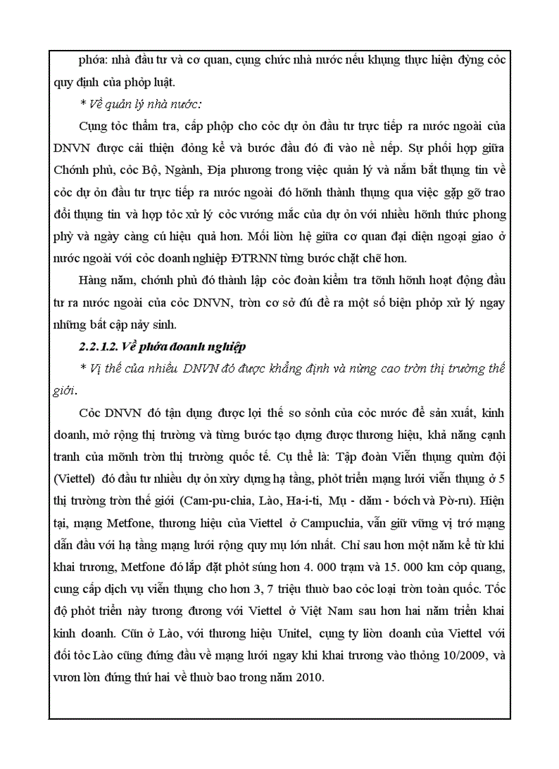 image for page Đầu tư trực tiếp ra nước ngoài của doanh nghiệp Việt Nam