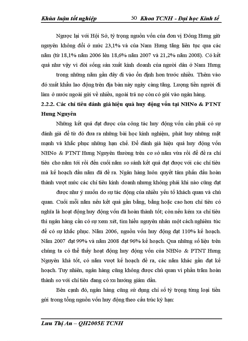 image for page Giải pháp nâng cao hiệu quả huy động vốn tại NHNo&PTNT huyện Hưng Nguyên - Nghệ An
