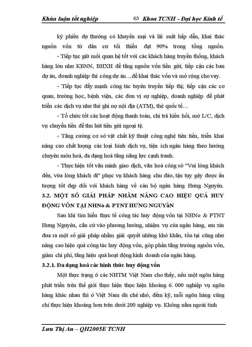 image for page Giải pháp nâng cao hiệu quả huy động vốn tại NHNo&PTNT huyện Hưng Nguyên - Nghệ An
